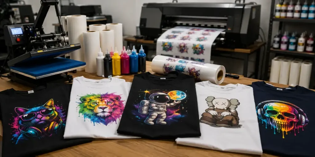 playeras personalizadas con dtf textil