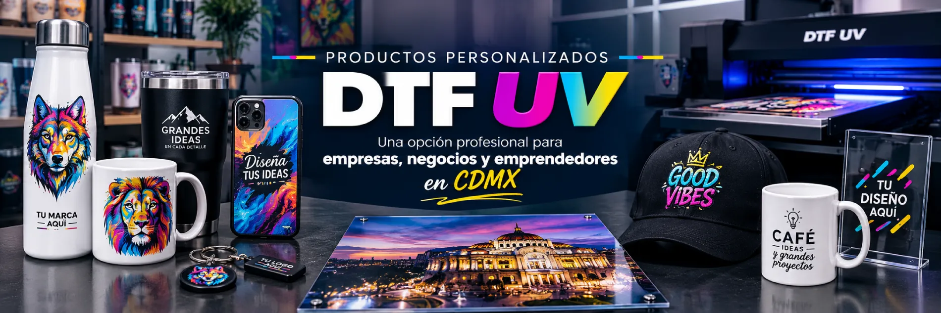 Productos personalizados DTF UV